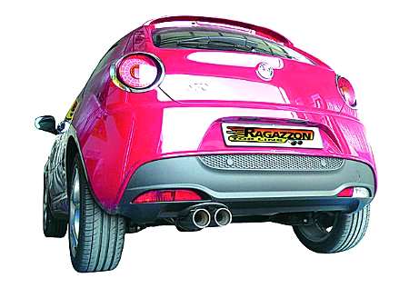 alfa mito doppio scarico