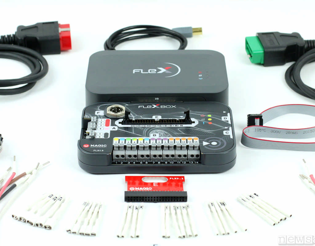 L'attrezzatura professionale indispensabile per riprogrammare (ricalibrare o rimappare) un cambio automatico, il FLEX di Magicmotorsport